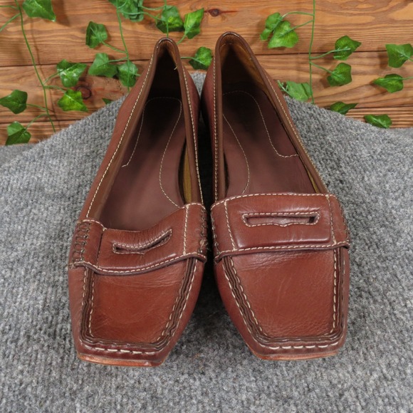 Cole Haan Brown Leather Loafers - Picture 2 of 6